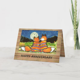 Cartão de Aniversário Romântico "Flamin' Love" Rap