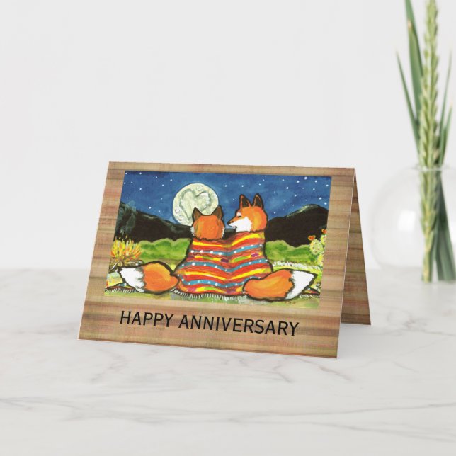 Cartão de Aniversário Romântico "Flamin' Love" Rap (Frente)