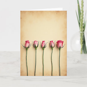 Cartão de Aniversário Rosebud Art
