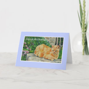 Cartão de Aniversário, Saudação Francesa, Ginger C
