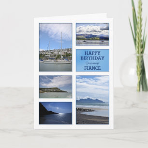 Cartão de aniversário Seascapes para Fiance
