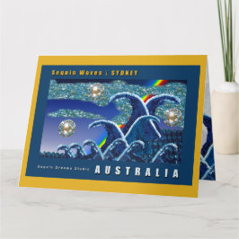Cartão de Aniversário | Sequin Waves, Sydney Austr