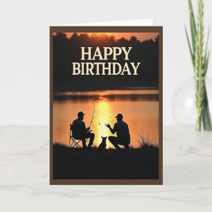 Cartão de Aniversário Silhueta Pacífica