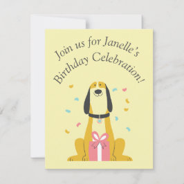 Cartão de aniversário simples