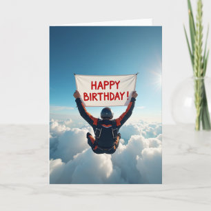 Cartão de Aniversário Sky Banner