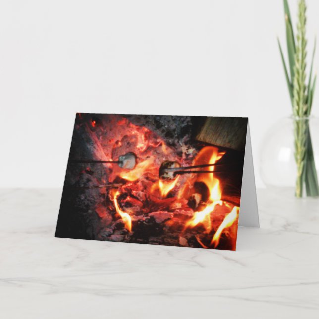 Cartão de aniversário "S'mores" (Frente)