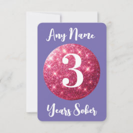 Cartão de Aniversário Sóbrio Personalizado Qualque