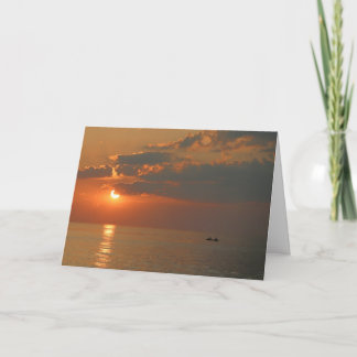Cartão de Aniversário Sunset