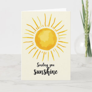 Cartão de Aniversário Sunshine
