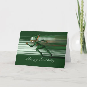 Cartão de Aniversário Super Hero Acelerar