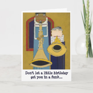 cartão de aniversário tema música saxofone