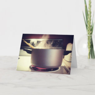 Cartão de Aniversário "Tempo de Espaguete"