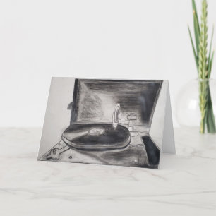 Cartão de aniversário "Tunes in Time"