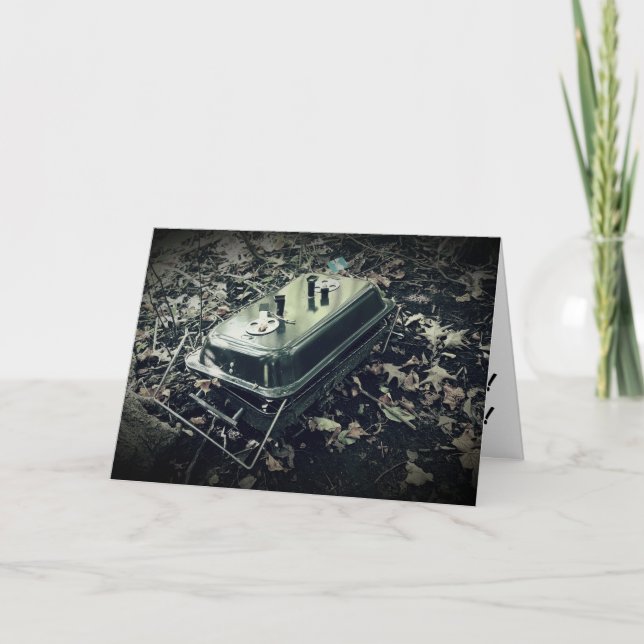 Cartão de aniversário "Twin Lake Cookout" (Frente)