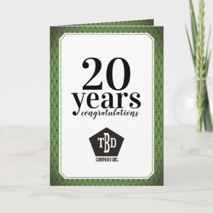 Cartão de aniversário universal de funcionário bis