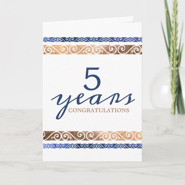 Cartão de aniversário universal de funcionário do  (Frente)