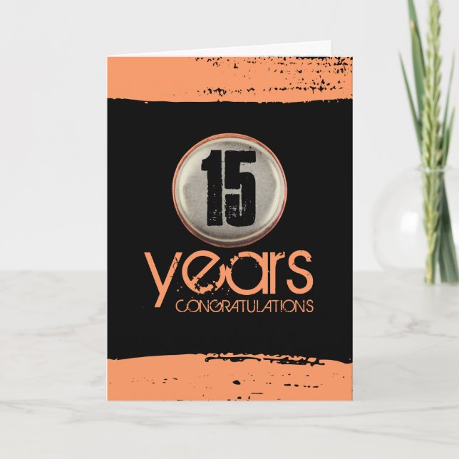 Cartão de aniversário universal do funcionário de  (Frente)