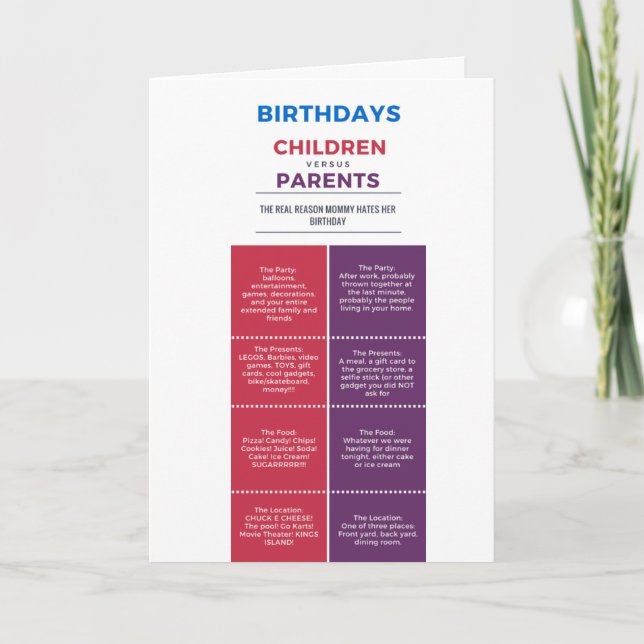 Cartão de Aniversário Verdadeiro da mãe (Frente)