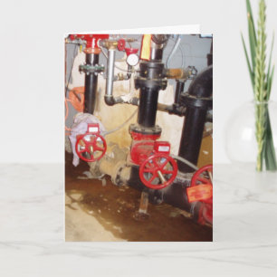 Cartão de aniversário "Viagem do gasoduto"