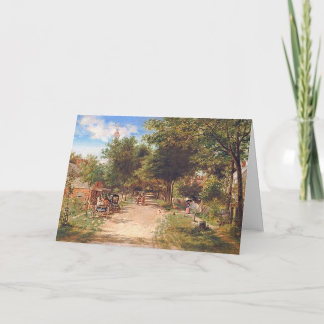 Cartão de Aniversário Vintage (Frente)