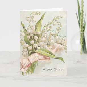 Cartão de Aniversário Vintage