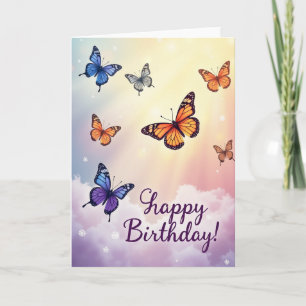Cartão de Aniversário Voo Sereno
