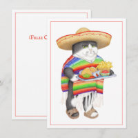 Cartão de Aniversário WENDELITO CAT Espanhol Plano