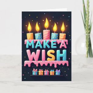 Cartão de Aniversário Wish Sprinkles