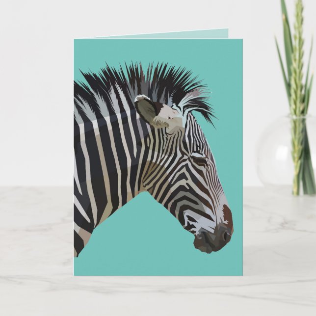 CARTÃO DE ANIVERSÁRIO ZEBRA (Frente)