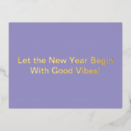 Cartão de Ano Novo com um toque de fantasia