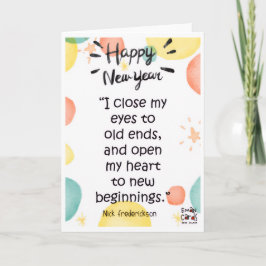 Cartão de Ano Novo Feliz