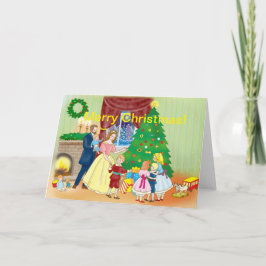 Cartão de Ano Novo: Feliz Natal e Feliz Ano Novo