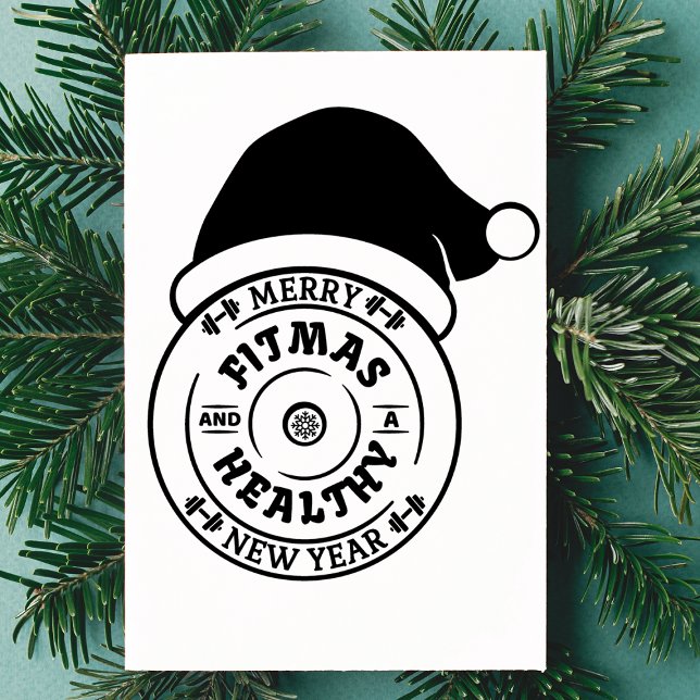 Cartão de Ano Novo para a Feliz de Natal e Saúde (Criador carregado)