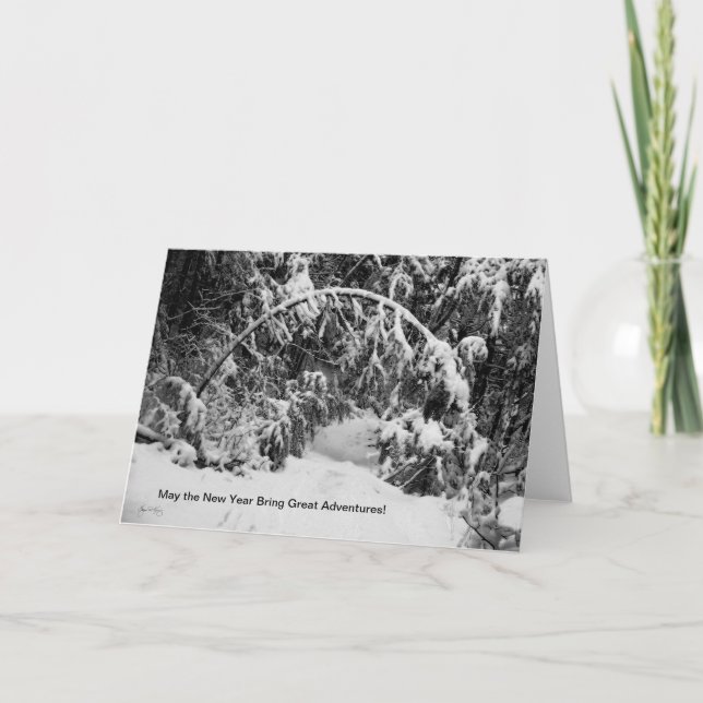 Cartão de Ano Novo, Portal para uma Aventura Nevad (Frente)