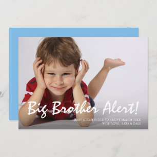 Cartão de Anúncio Azul Big Brother