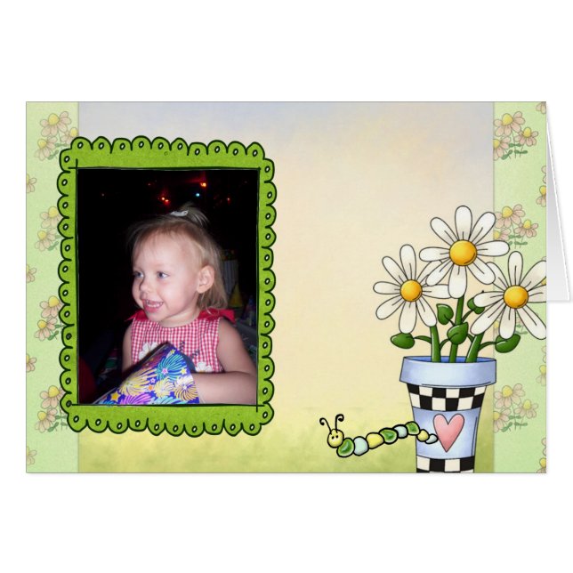 cartão de anúncio de adoção/bebê (Frente horizontal)