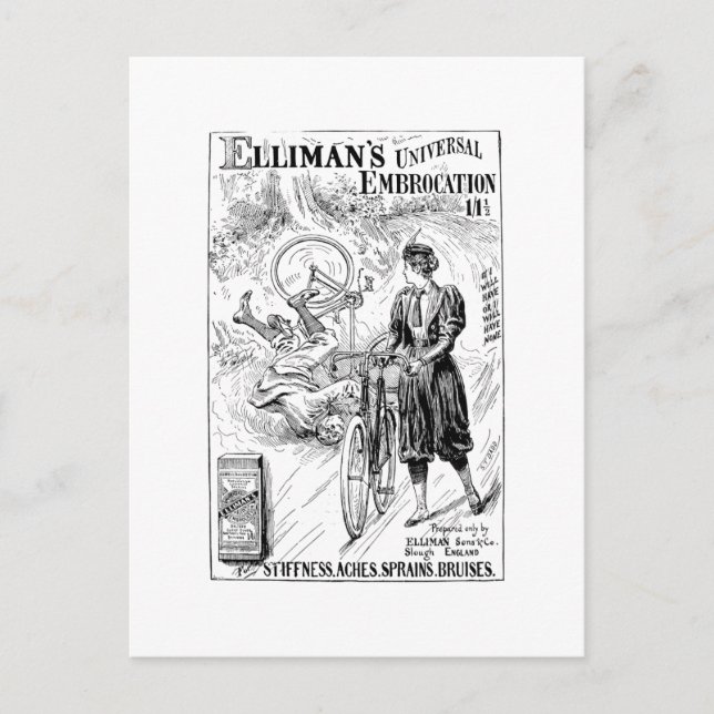 Cartão de anúncio de bicicleta ventilado (Frente)