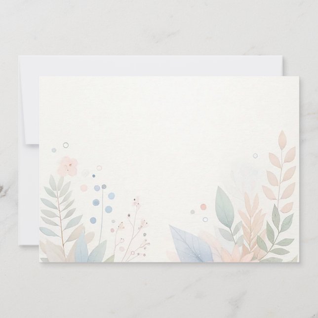 Cartão de Anúncio de Data de Salvamento de Letra E (Verso)