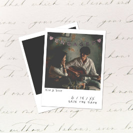 Cartão de Anúncio de Envolvimento com Foto Instant