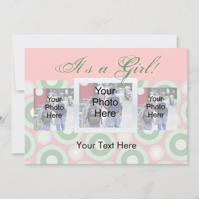 Cartão de Anúncio de Foto Personalizado, é uma Rap (Frente)