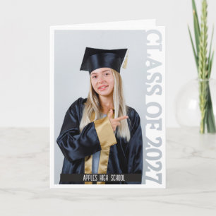 Cartão de Anúncio de Graduação da Turma de 2027