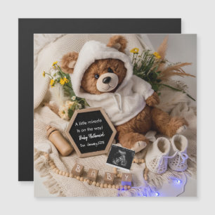 Cartão de anúncio de gravidez do ursinho Bearly Wa