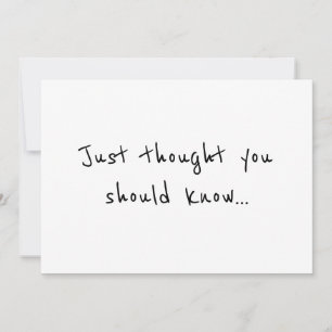 Cartão de Anúncio de Gravidez Minimalista Modern