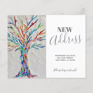 Cartão de Anúncio de Movimentação de Novo Endereço