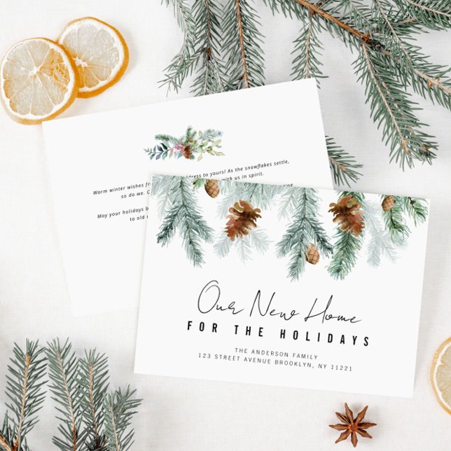 cartão de anúncio de mudança de decoração de festa (Criador carregado)