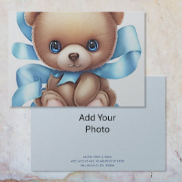 Cartão de Anúncio de Nascimento do Bebê | Adiciona