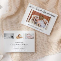 Cartão de Anúncio de Nascimento do Orçamento do Be