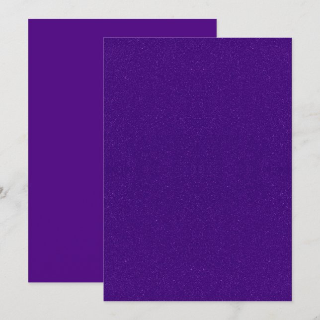 Cartão de Anúncio Flat Ruído Roxo – Personalizável (Frente/Verso)