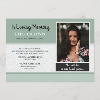 Cartão de Anúncio Funeral