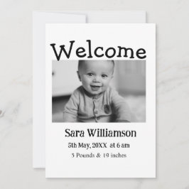 Cartão de anúncio mínimo de edição da foto moderno